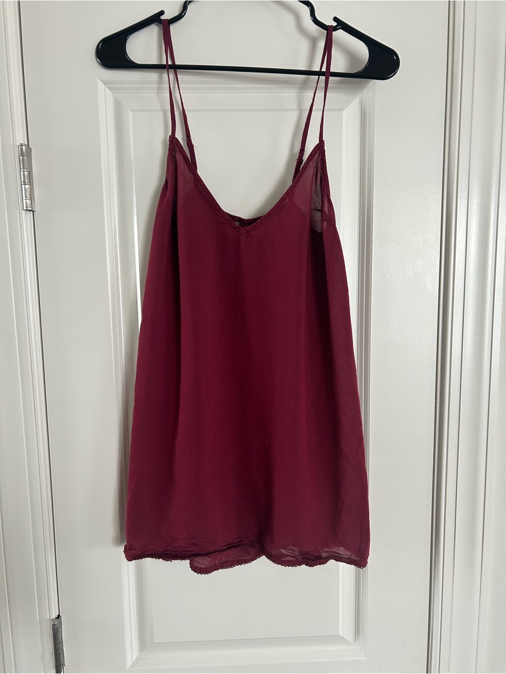 Maroon slip dress